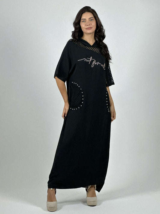 Vestido Lino Largo Holgado