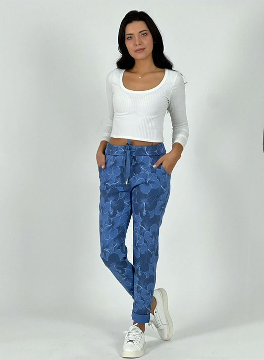 Jogger Italiano Estampado Floral