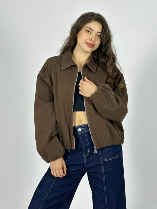 Chaqueta Bomber de Mezclilla