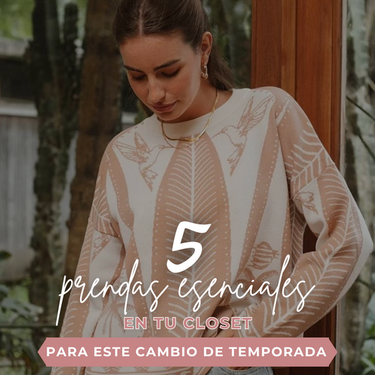 5 prendas esenciales para el cambio de temporada