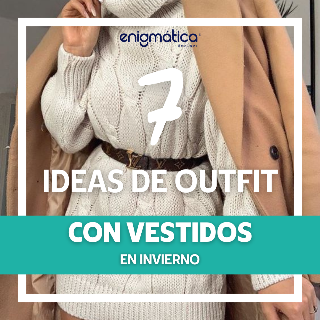 7 looks irresistibles para combinar tus vestidos en Invierno