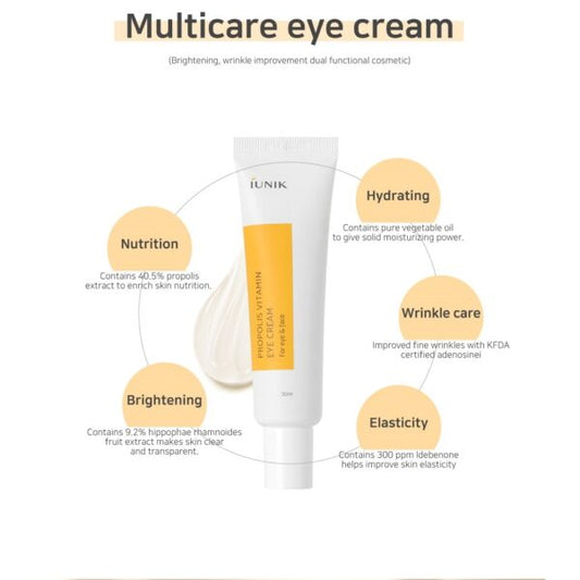 Crema Contorno de Ojos Para Arrugas y Piel Deshidratada