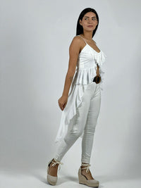 Blusa Larga con Vuelos