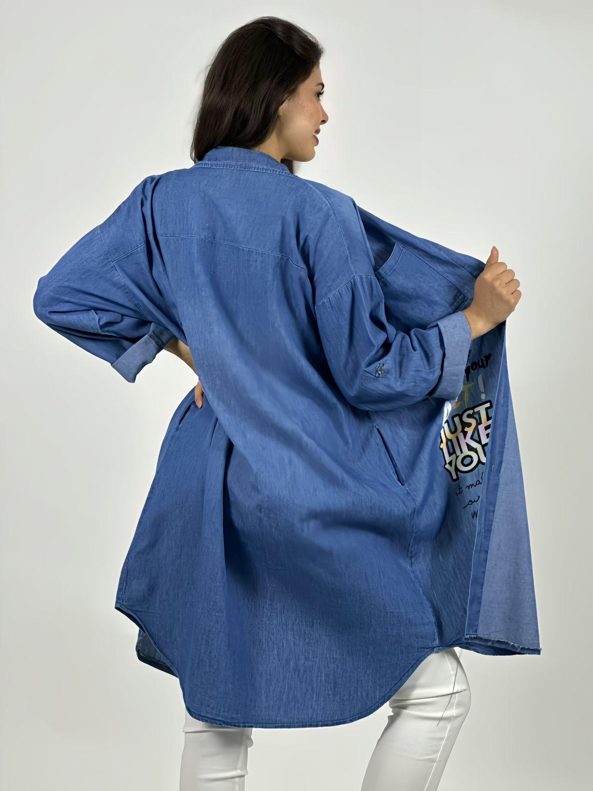 Blusón Mezclilla con Capucha Snoopy