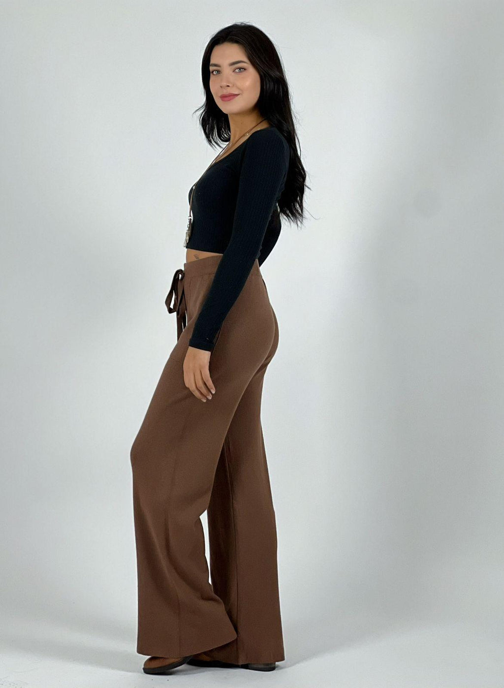 Pantalón De Lana con Bolsillos