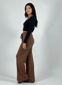 Pantalón De Lana con Bolsillos