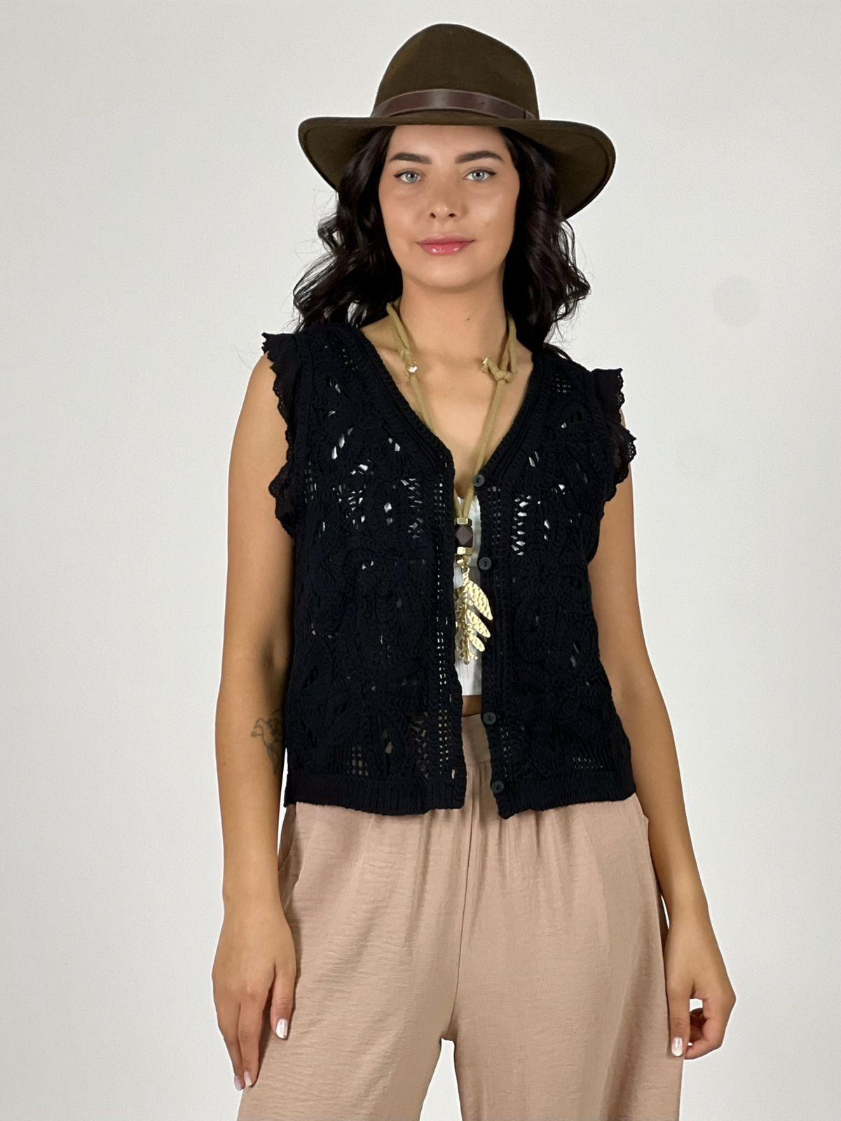 Tejido Crochet Abotonado