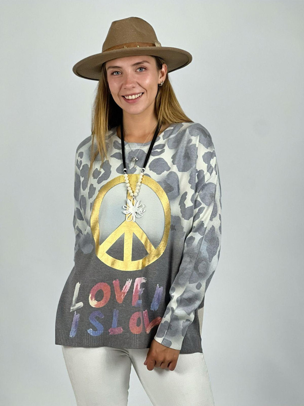 Sweater Spandex Print PAZ/LOVE