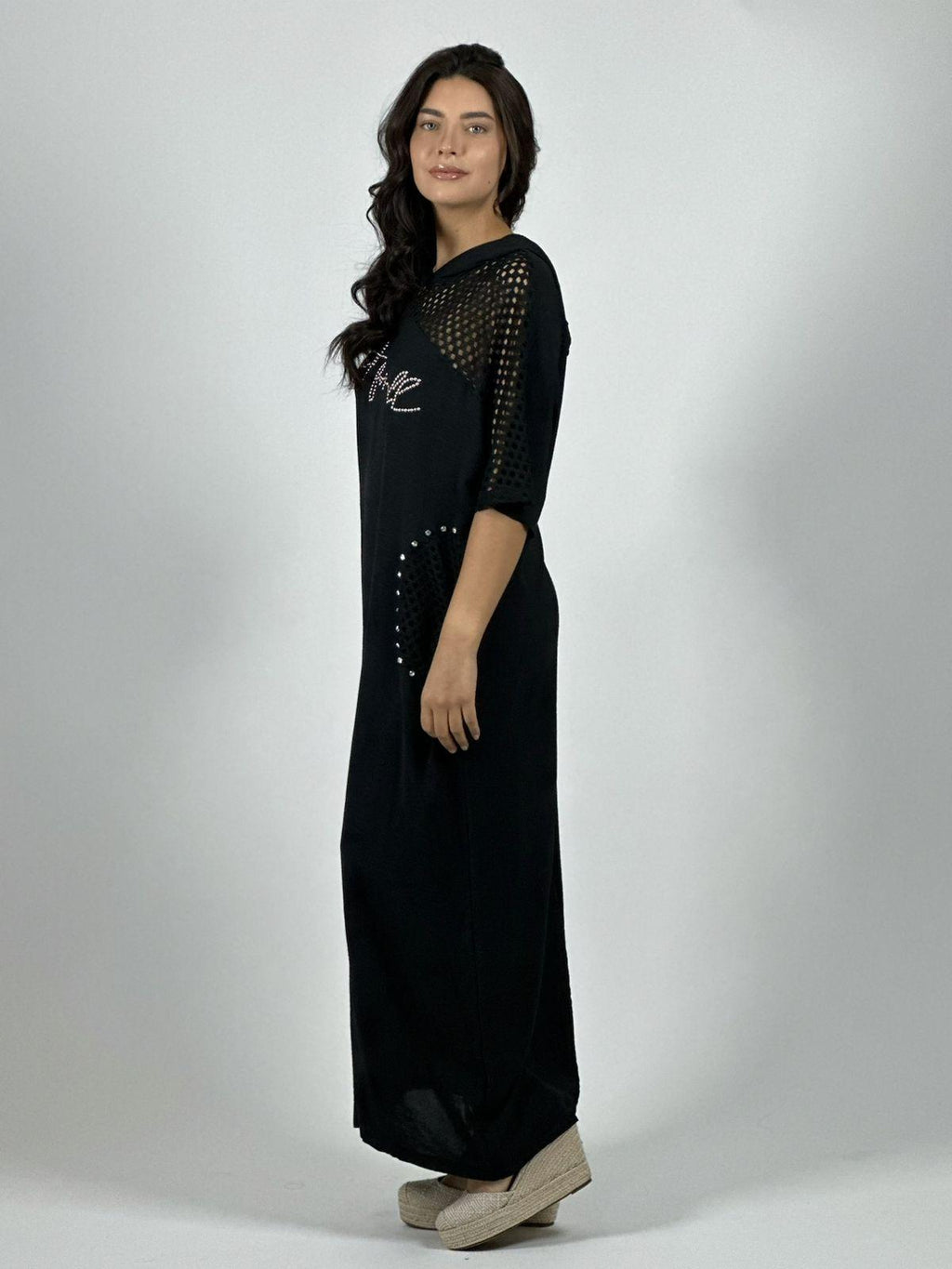 Vestido Lino Largo Holgado