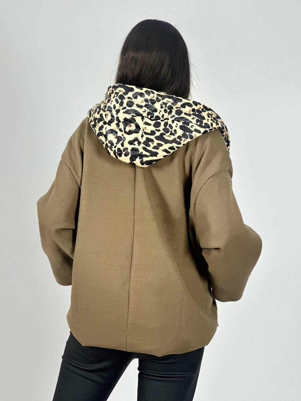 Chaqueta de Paño Toques Print