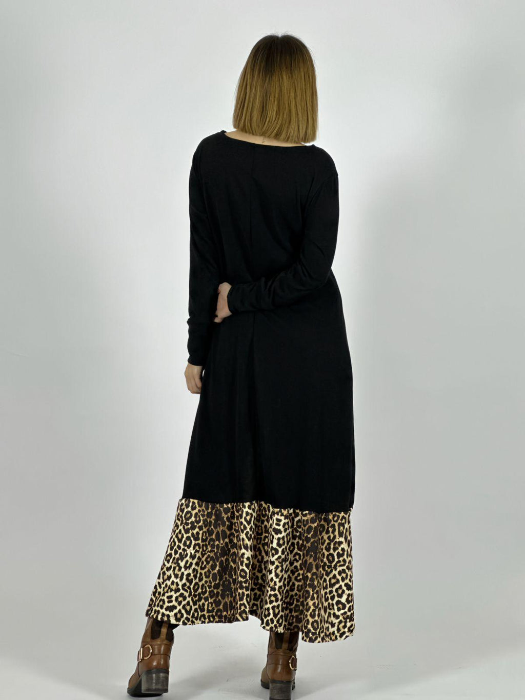 Vestido Lanilla Vuelo Print