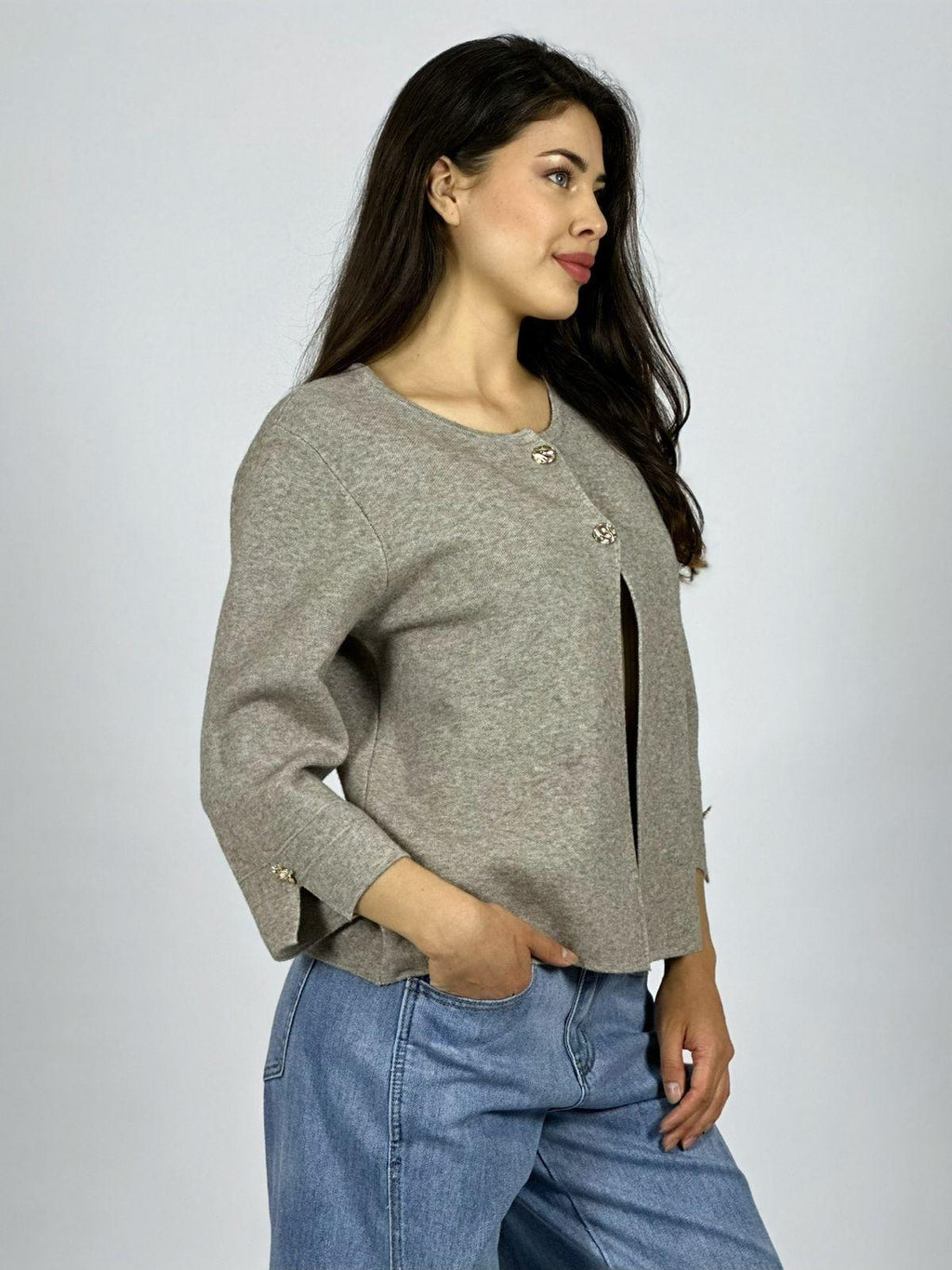 Sweater Spandex Hombros Descubiertos