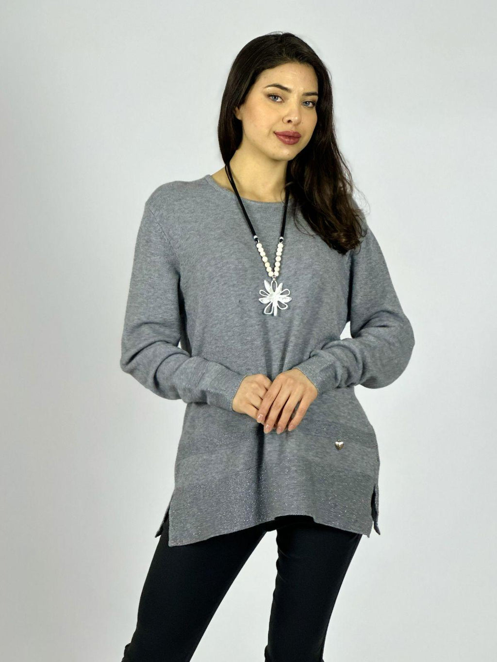 Sweater Spandex Bordes con Brillos