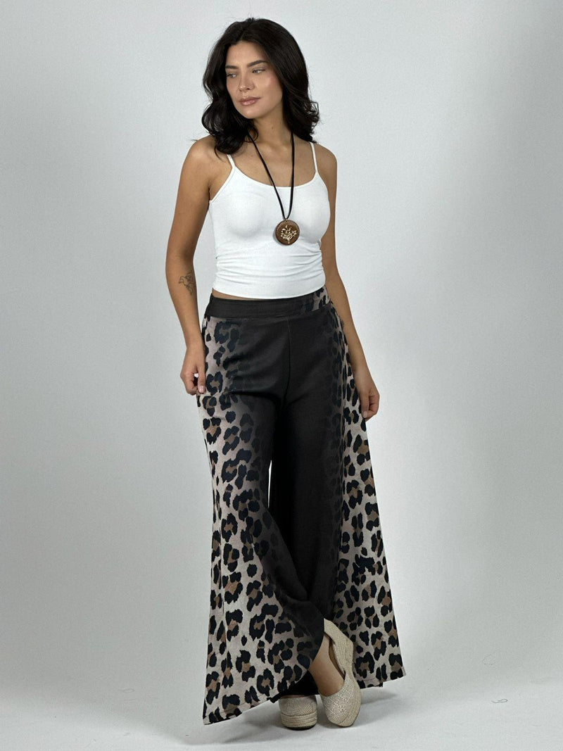 Palazzo Crepé Degrade Costado Print