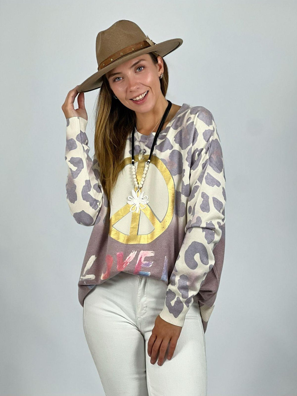 Sweater Spandex Print PAZ/LOVE