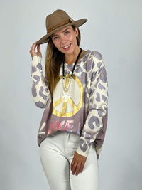 Sweater Spandex Print PAZ/LOVE