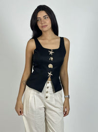 Polera Botones Maritimos