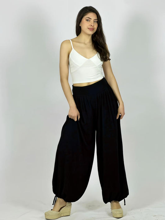 Pantalón de Lino Corte Bombacha