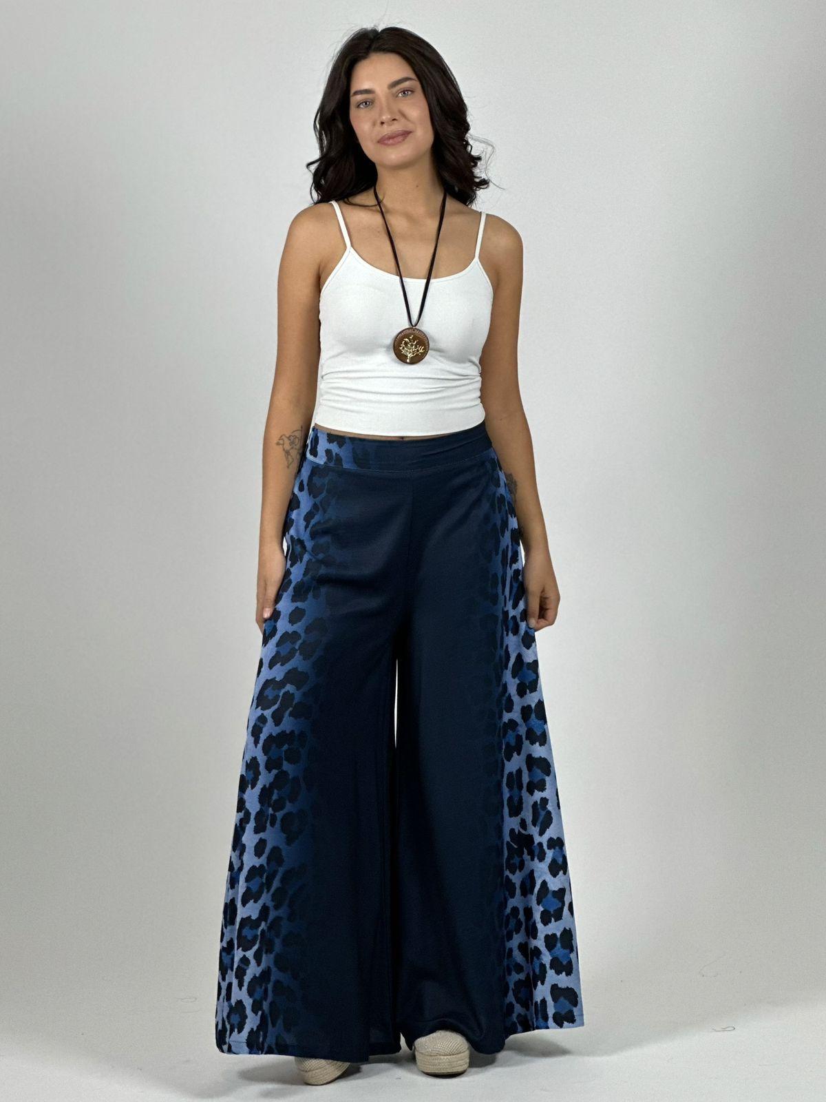 Palazzo Crepé Degrade Costado Print