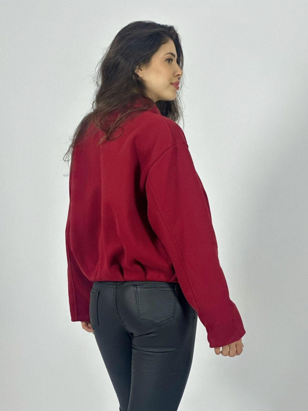 Chaqueta Bomber Paño Lisa