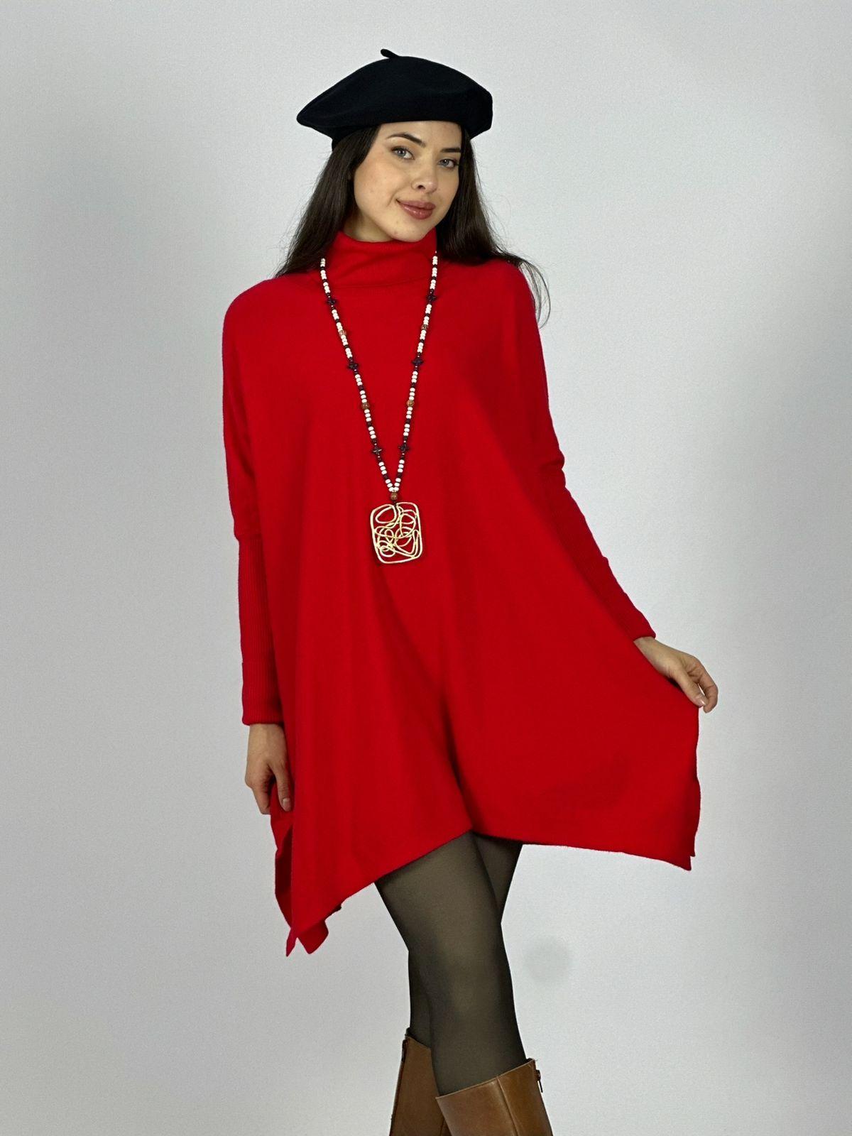 Mini Vestido Spandex Cuello Tortuga