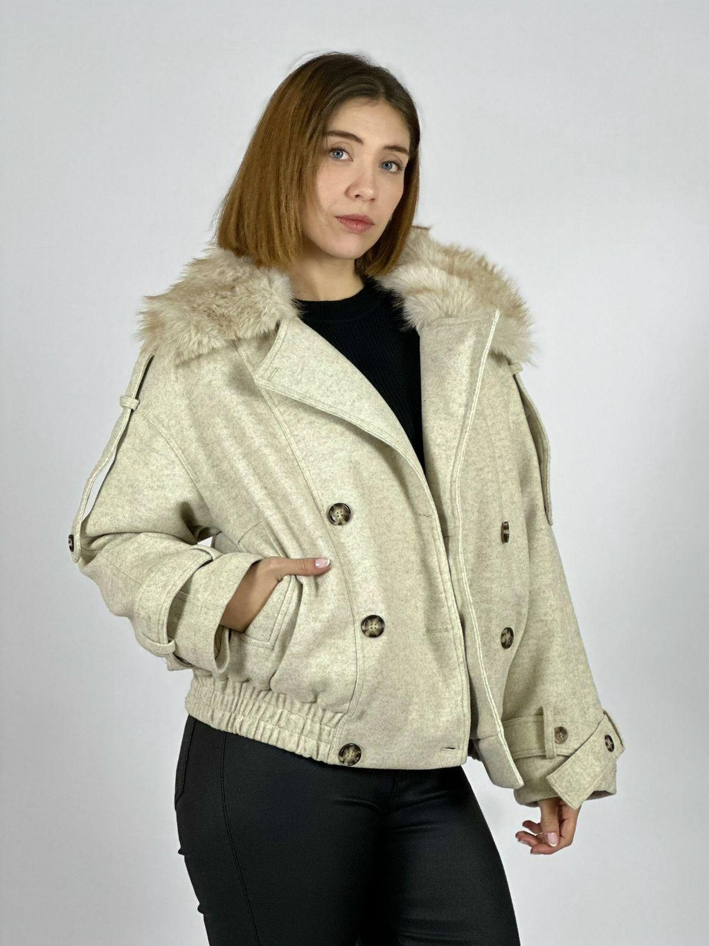 Chaqueta Aviadora de Paño