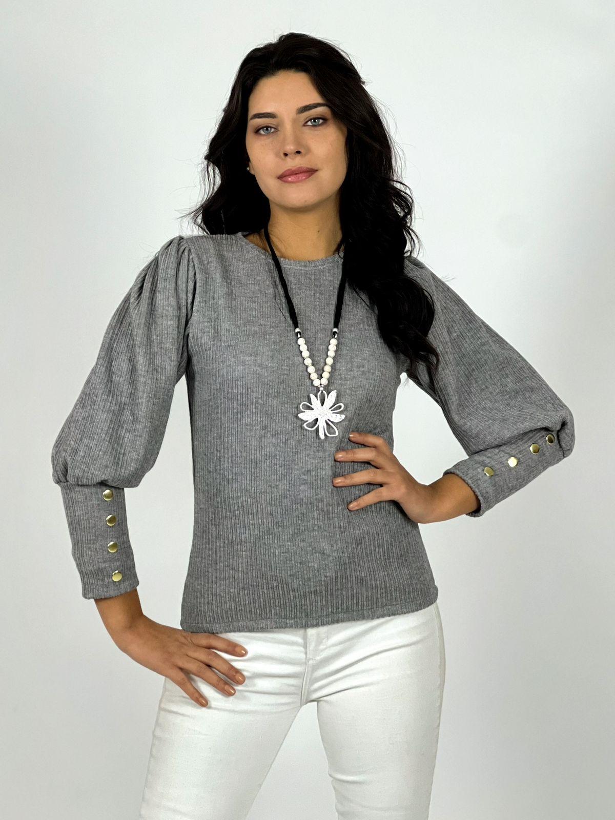 Polera Lanilla Manga Princesa