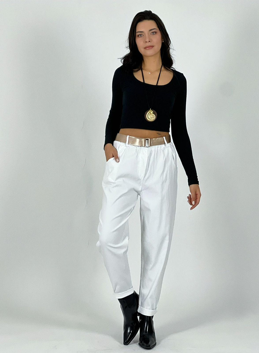 Jogger Italiano con Cinturón