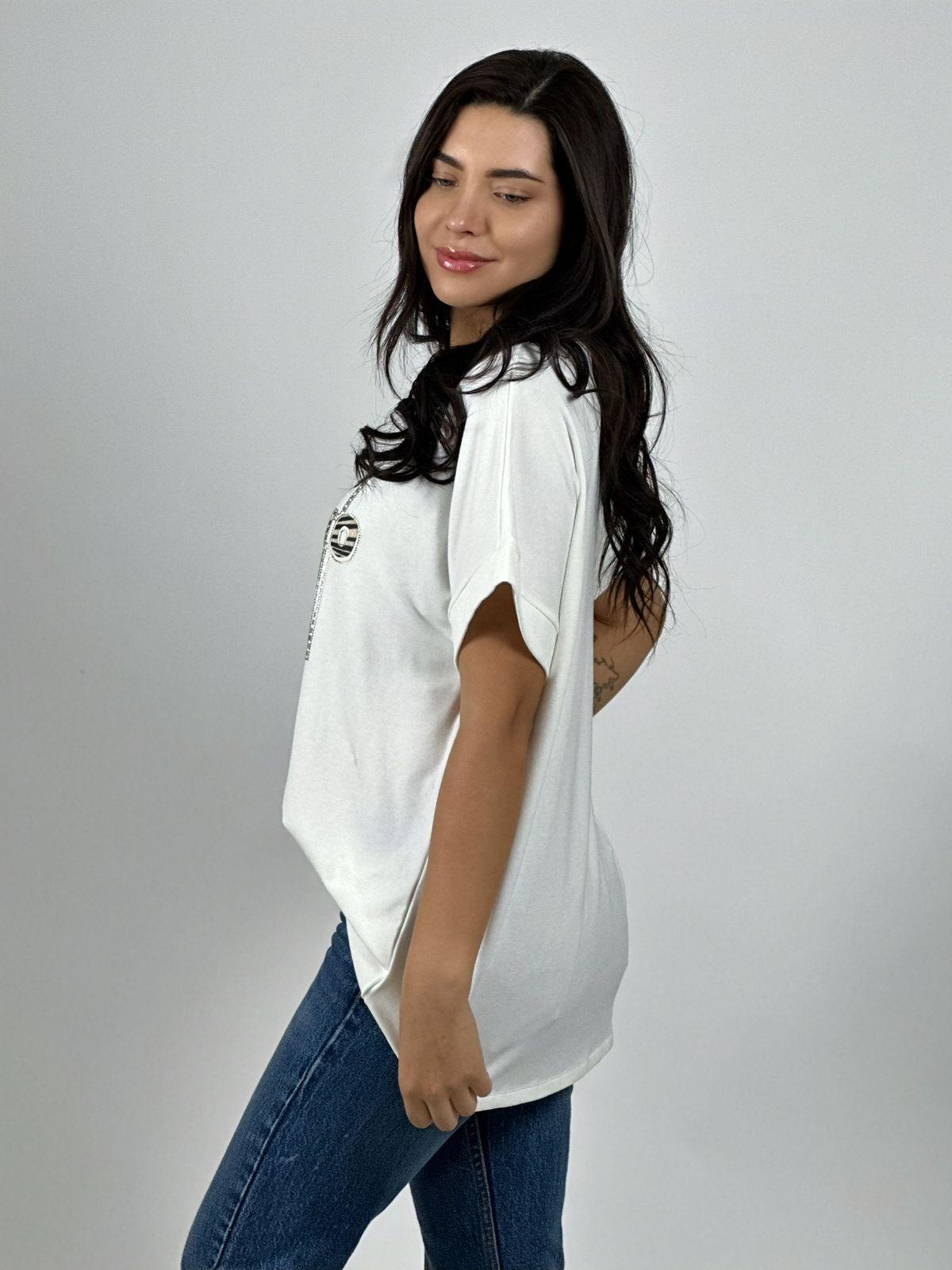 Polera Casual Algodón Mickey Brillante