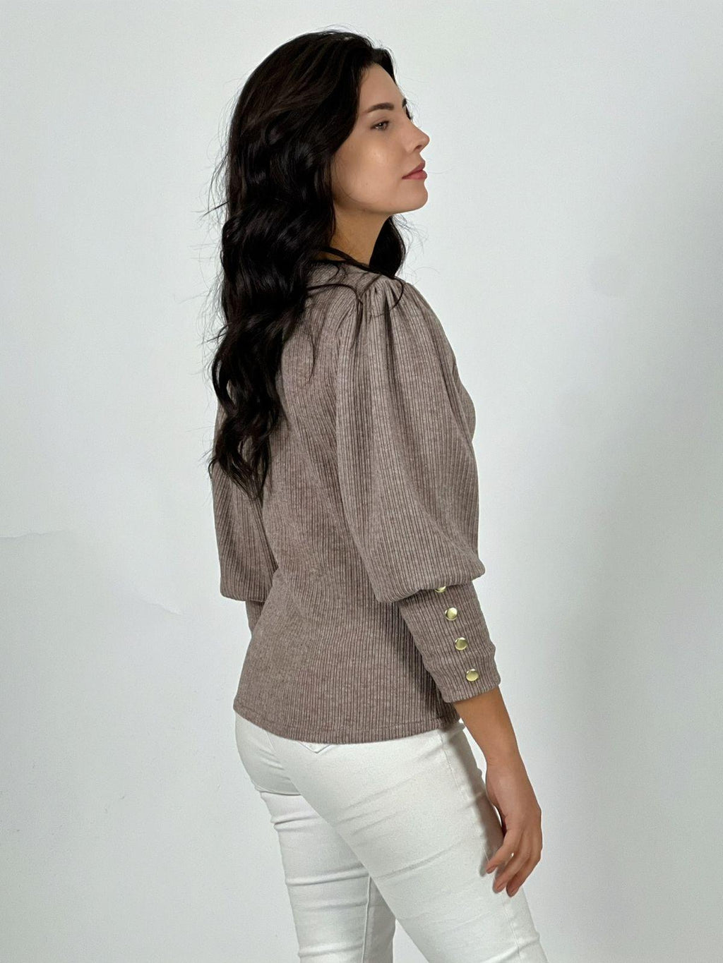 Polera Lanilla Manga Princesa