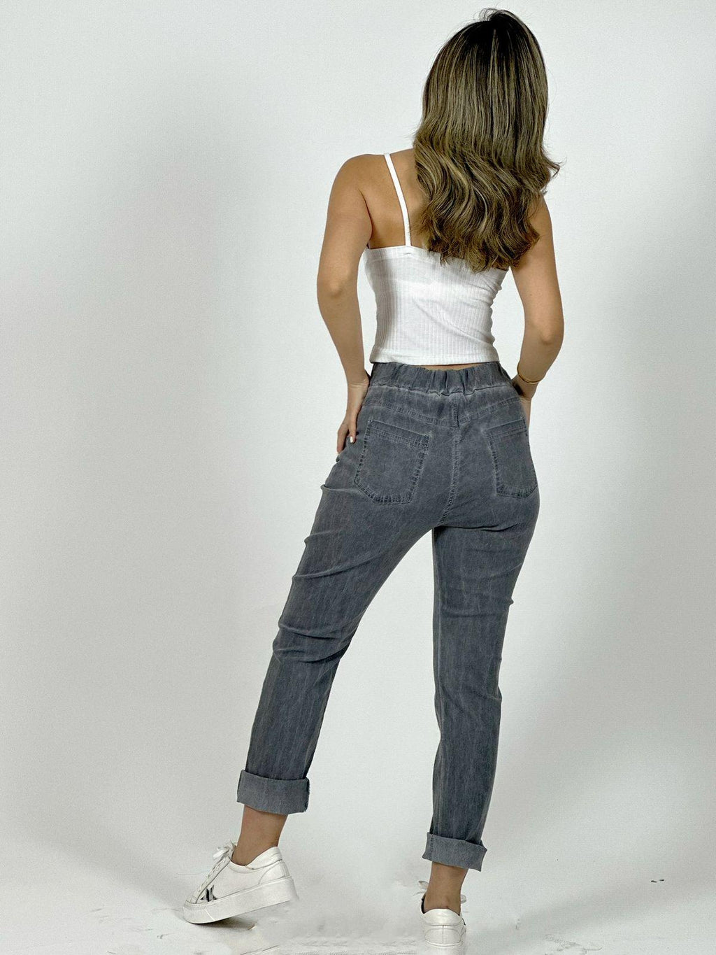 Jogger Italiano Mezclilla Elásticado