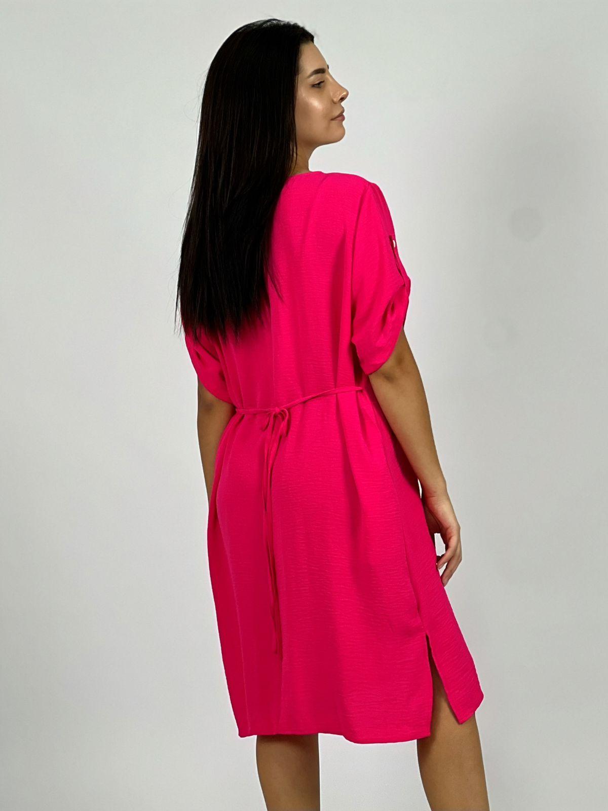 Vestido Crepe Holgado Circulo con Brillo