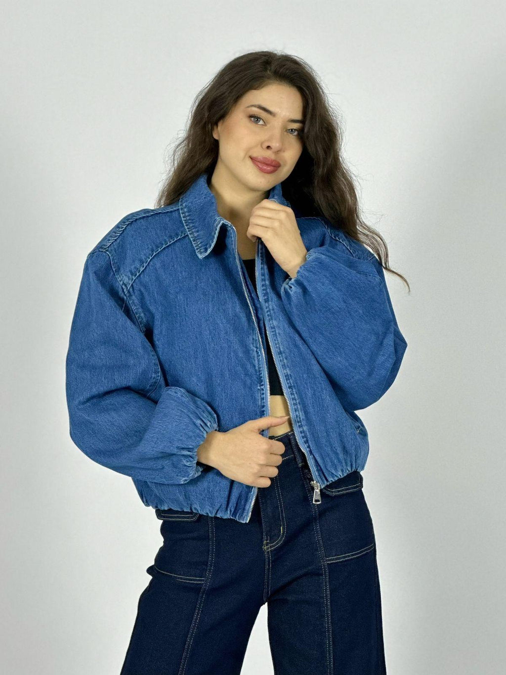 Chaqueta Bomber de Mezclilla