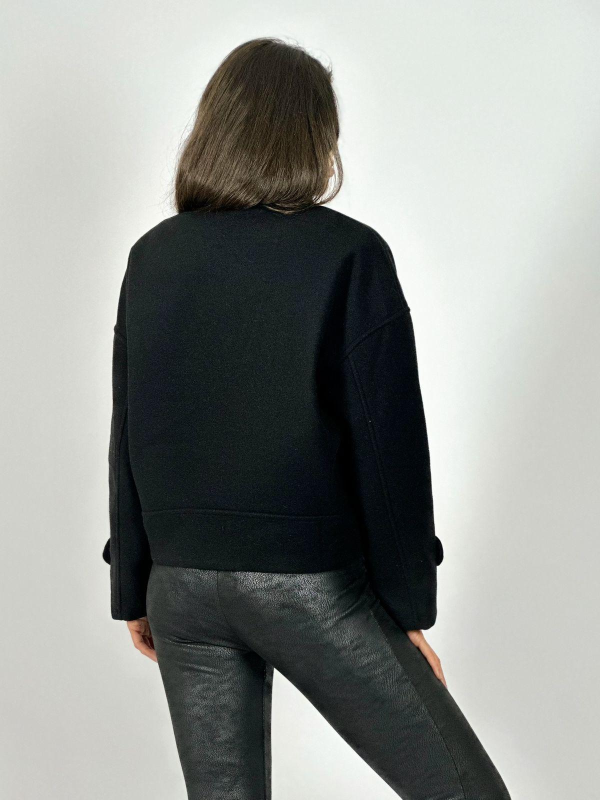 Chaqueta Paño con Bufanda Camel