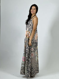 Vestido Viscosa Print con Corazón