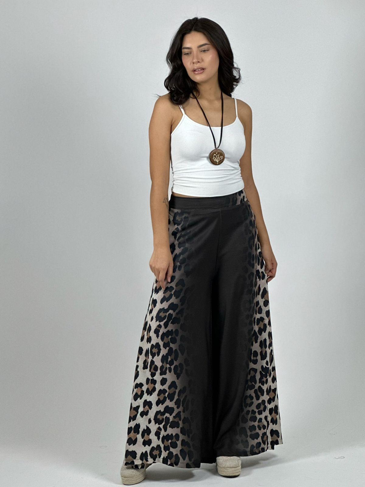 Palazzo Crepé Degrade Costado Print