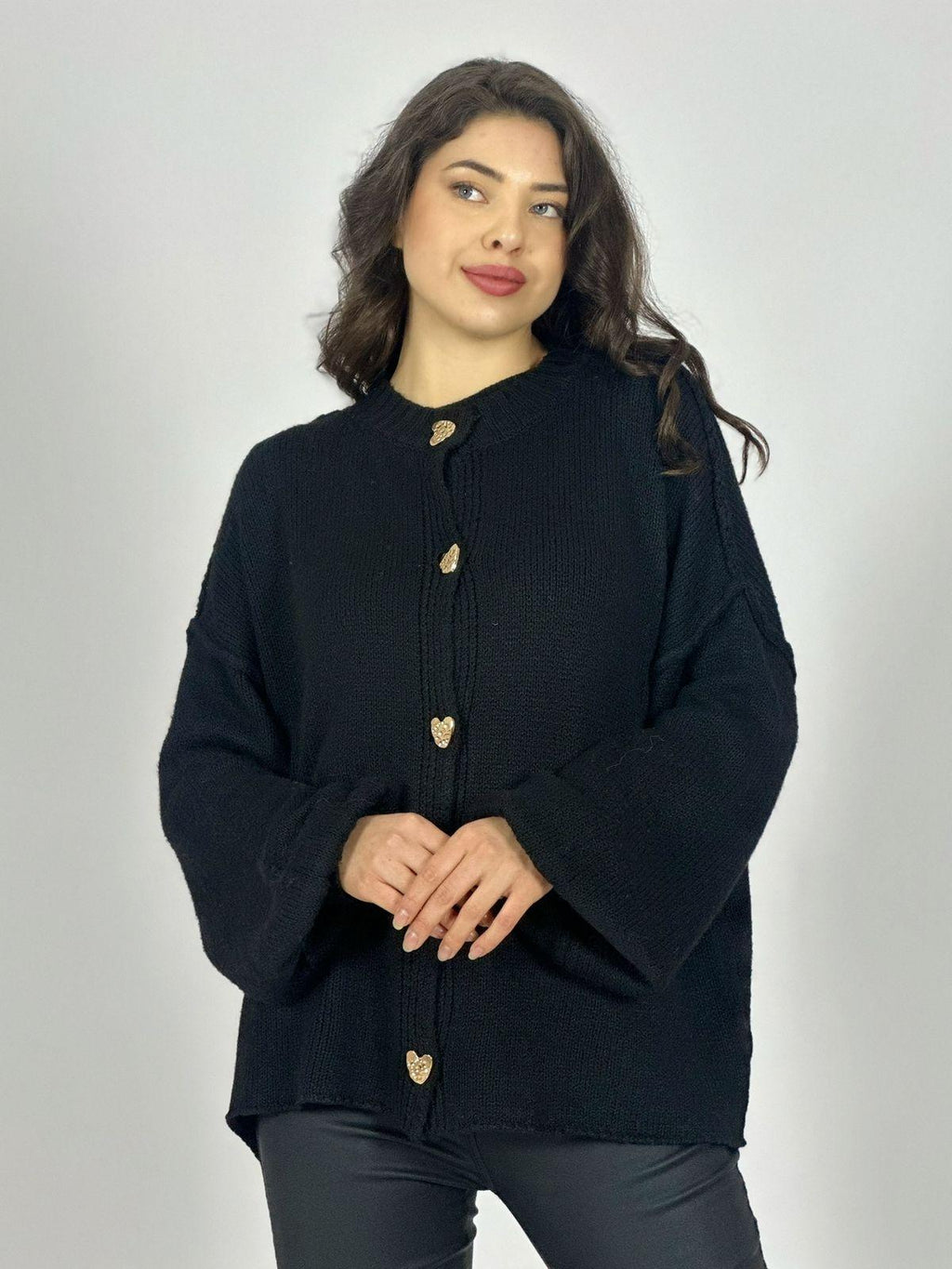 Sweater Lana Botones Corazón