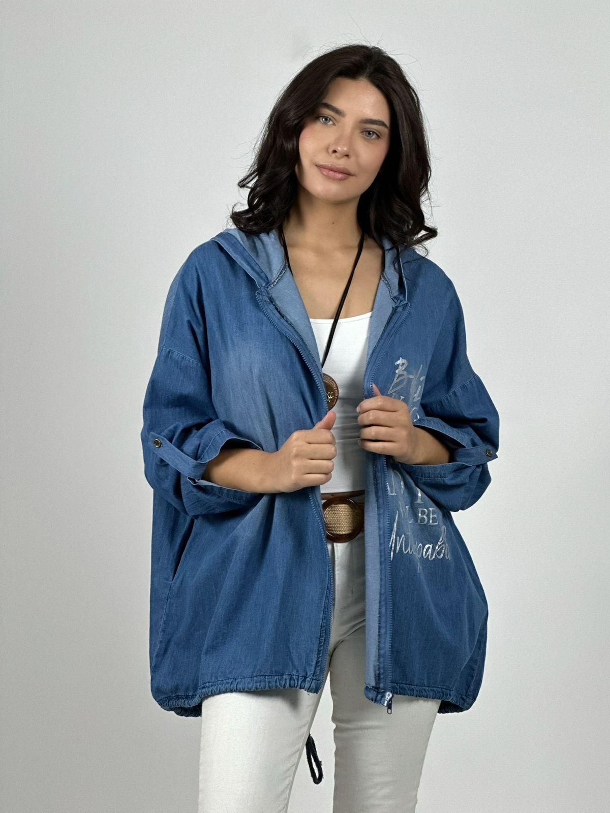 Blusa Mezclilla Estampado Believe