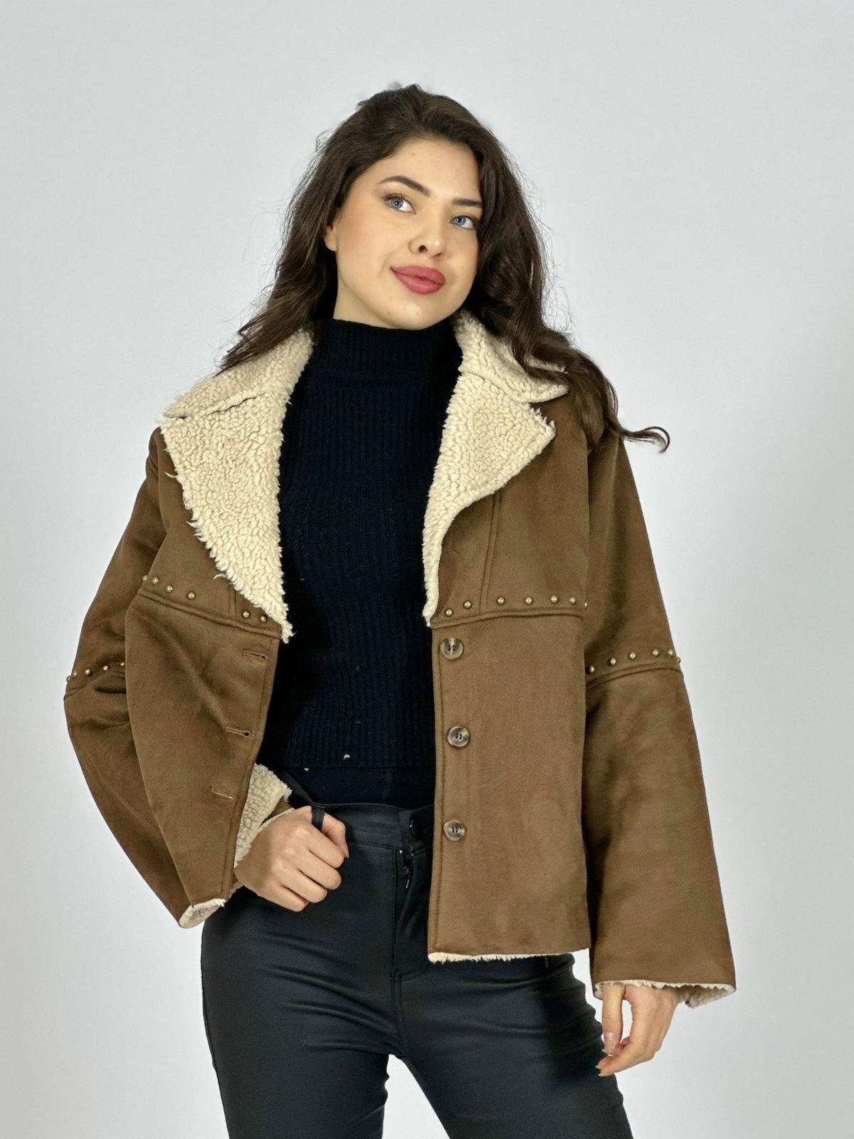 Chaqueta Aviadora Achiporrada con Tachas