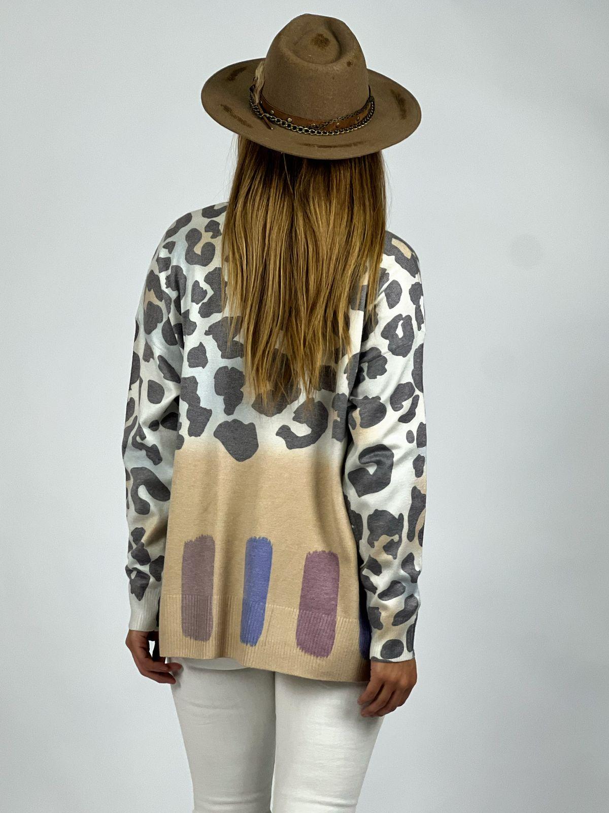 Sweater Spandex Print PAZ/LOVE