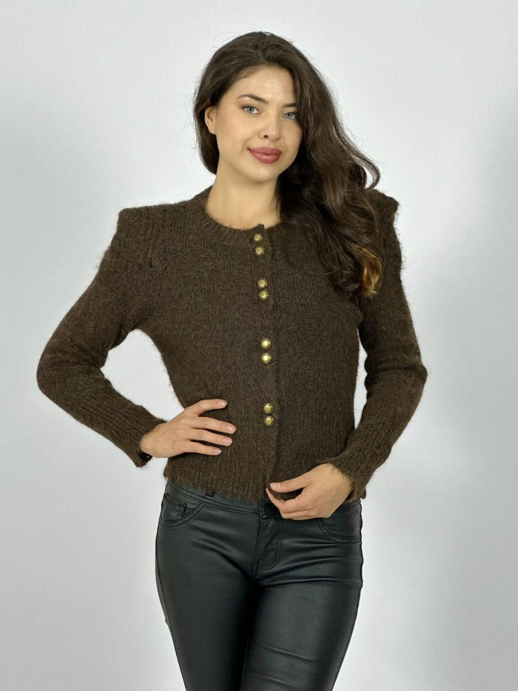 Sweater Lana Corto Abotonado