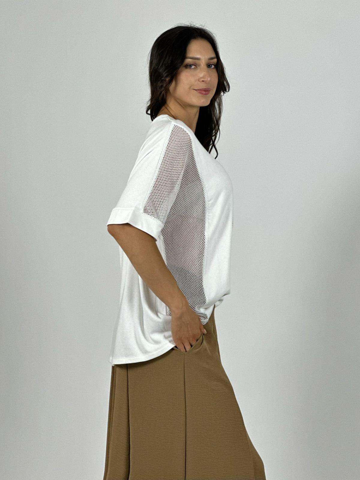 Polera Algodón Osito Dorado Mangas Tejidas