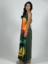 Vestido Sublimado Hojas