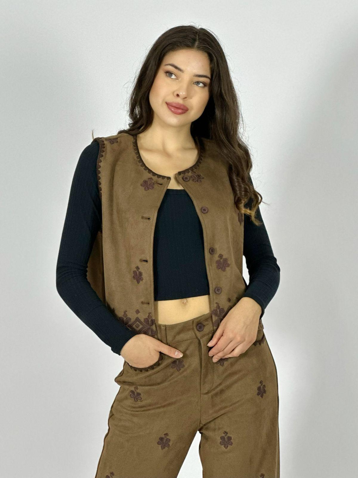 Gillette Gamuza Bordado