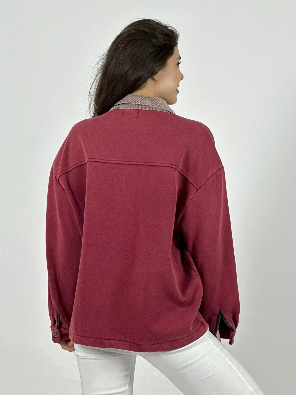 Chaqueta Afranelada con Cierre