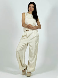 Conjunto de Lino Bordado