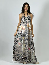 Vestido Viscosa Print con Corazón