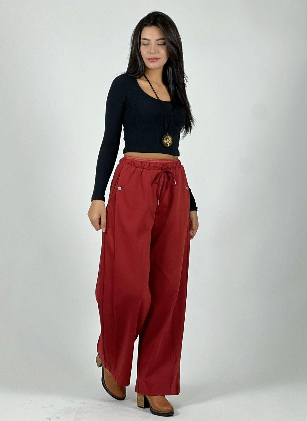 Pantalón de Algodón Doble Pretina