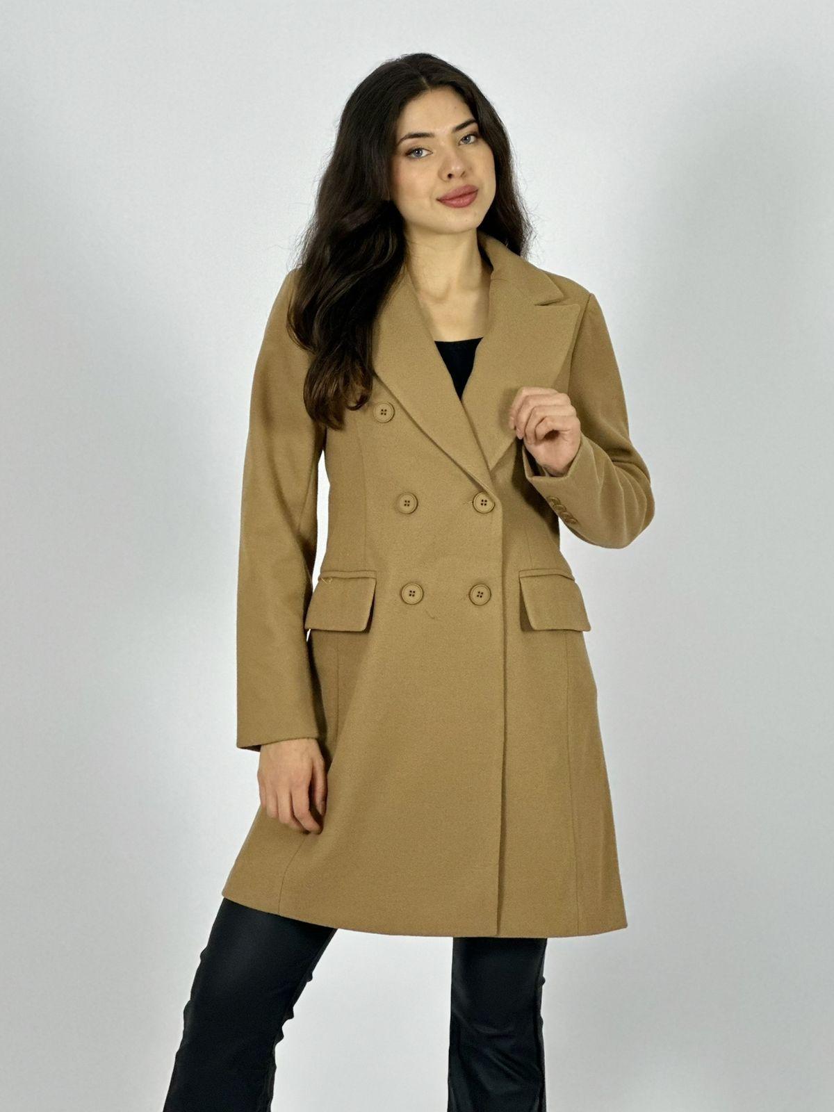 Abrigo Largo de Paño 6 Botones