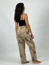 Jogger Italiano Gabardina Floral